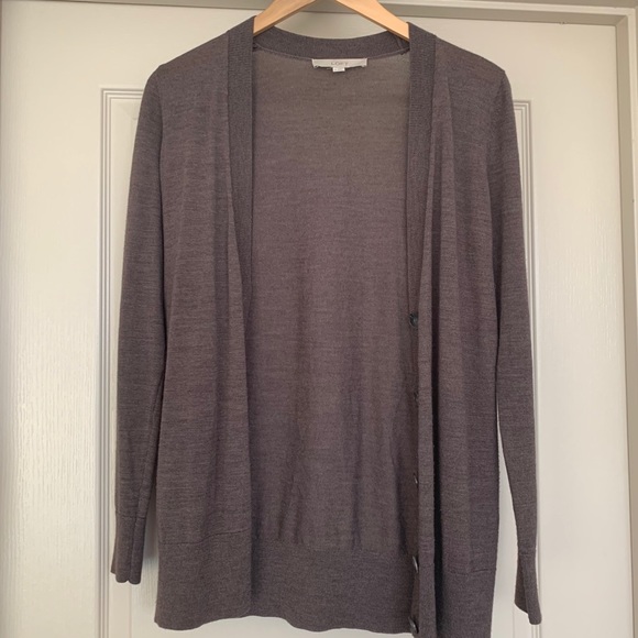 LOFT Sweaters - LOFT Button-Down Brown Cardigan | Medium